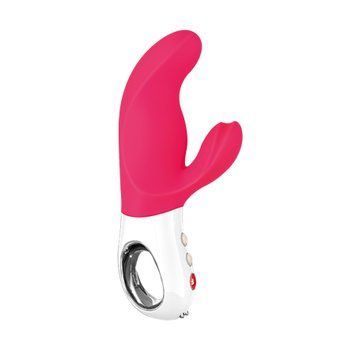 Вібратор-кролик Fun Factory MISS BI pink/white, 2 незалежні мотори, діаметр 4,2 см SX0944 SafeYourLove