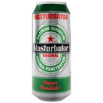 Realistyczny masturbator w puszce piwa Heineken Vagina II