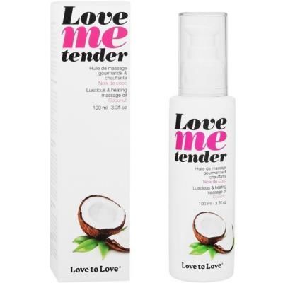 Olejek do masażu Love To Love - Love Me Tender, Noix De Coco (100 ml), aromat kokosowy, bez parabenów