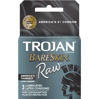 Упаковка 3шт Trojan BareSkin Raw UCIU001152 фото