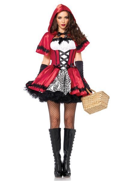 Kostium Czerwonego Kapturka Leg Avenue Gothic Riding Hood, rozmiar L