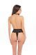 Lace bodysuit with open back Rene Rofe Plunge In Teddy, black, S/M