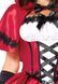 Kostium Czerwonego Kapturka Leg Avenue Gothic Riding Hood, rozmiar L