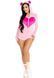 Leg Avenue Sweetheart Bear Velvet Romper, rozmiar M
