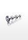 Drzewko analne S. metalowe z kamieniem Diamond Star Beads ToyJoy