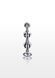 Drzewko analne S. metalowe z kamieniem Diamond Star Beads ToyJoy