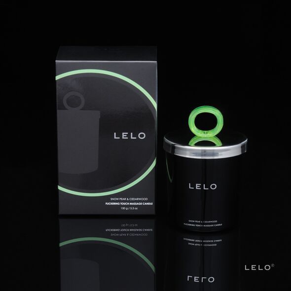 Świeca do masażu LELO Świeca do masażu Snow Pear & Cedarwood, wosk sojowy, 36 godzin palenia
