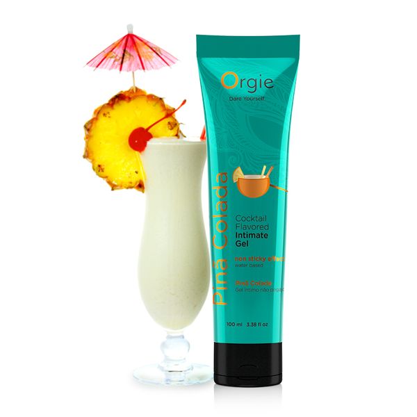 Jadalny koktajl nawilżający na bazie wody PINA COLADA, 50 ml Orgie (Brazylia-Portugalia)