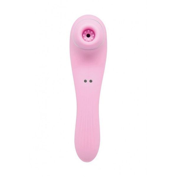 Vacuum stimulator with vibration Wooomy Smoooch Pink Clitoral Suction & Vibration, 10x2 modes
