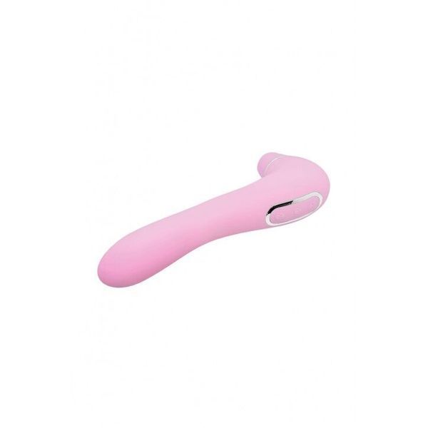 Vacuum stimulator with vibration Wooomy Smoooch Pink Clitoral Suction & Vibration, 10x2 modes