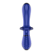 Blue glass dildo Double Crystal Satisfyer (Germany)