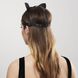 Маска кішечки Bijoux Indiscrets MAZE - Cat Ears Headpiece Black, екошкіра SO2684 фото 8 Safeyourlove