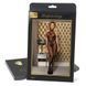 Bodystocking Star Night z siateczki z odkrytymi plecami, Black