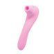 Vacuum stimulator with vibration Wooomy Smoooch Pink Clitoral Suction & Vibration, 10x2 modes