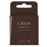 Презервативи LELO HEX Condoms Respect XL 3 Pack, тонкі та суперміцні, збільшений розмір SO8132 фото Safeyourlove