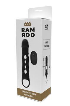 Насадка на пенис с вибрацией Dream Toys Ramrod и пультом управления. DT22178 фото