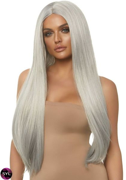 Перука Leg Avenue 33″ Long straight center part wig Grey SO8588 SafeYourLove