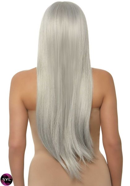 Перука Leg Avenue 33″ Long straight center part wig Grey SO8588 SafeYourLove