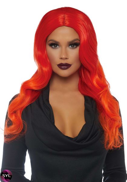 Leg Avenue Ombre long wavy wig Orange SO7938 SafeYourLove