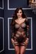 Міні сукня з довгим рукавом Longsleeve Lace Mini Dress Baci Lingerie, OS BAC3129BLK фото 1 Safeyourlove