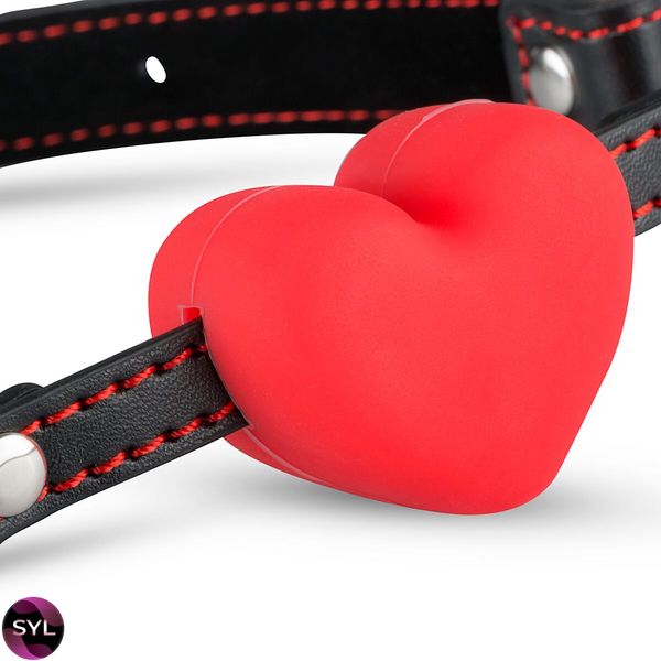 Силиконовый кляп в виде сердца Whipped - Heart Ball Gag SO5124 фото