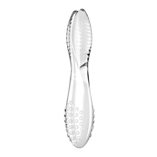 Dwustronny szklany dildo Satisfyer Dazzling Crystal 2, kolor Transparent