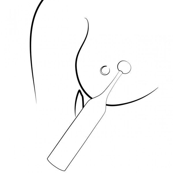 Вибратор для клитора с двумя насадками Romp Pop, 14.3 х 2.4 см 23520/RPPT1SG7 фото