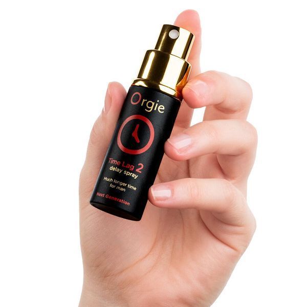 Спрей-пролонгатор Orgie Time Lag 2 Delay Spray, 10 мл, без анестетиків, з екстрактом даміани SX1568 SafeYourLove