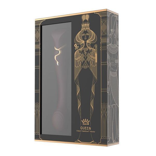 Смартвибратор 3в1 Zalo &mdash; Queen, пульсирующая жемчужина и вакуум, кристалл Swarovski SO6662 фото
