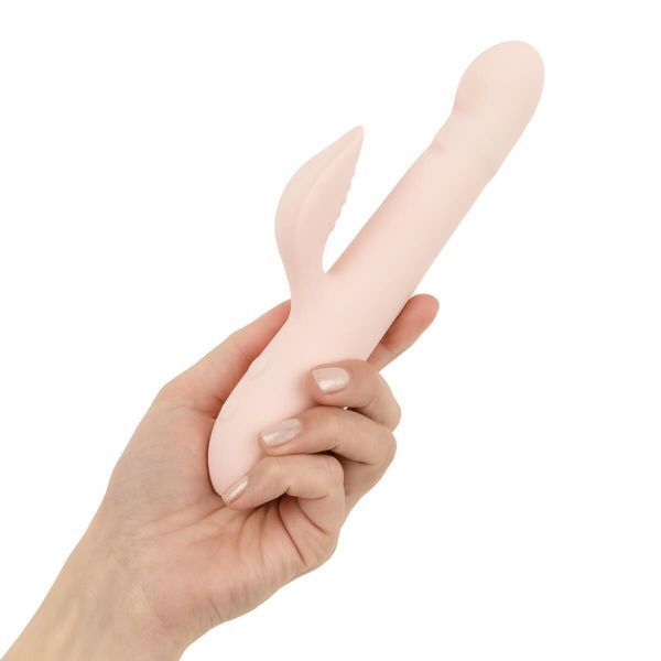 Вібратор-кролик Good Vibes Only - SHAI Thrusting Vibrator Soft Silicone - Pink SX3073 SafeYourLove
