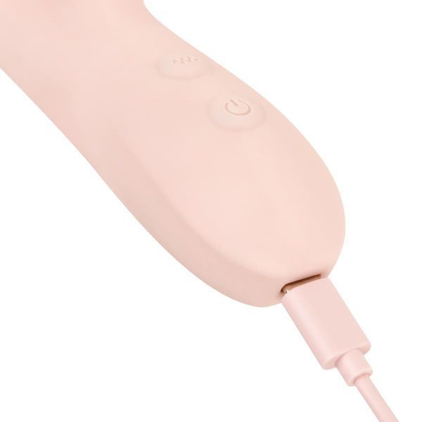 Вібратор-кролик Good Vibes Only - SHAI Thrusting Vibrator Soft Silicone - Pink SX3073 SafeYourLove
