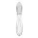 Dwustronny szklany dildo Satisfyer Dazzling Crystal 2, kolor Transparent