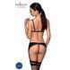 Комплект з екошкіри Passion Miley Set: трусики, бюстгальтер, пояс для панчіх, розмір L/XL SO5771 фото 2 Safeyourlove