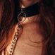 Чокер Bijoux Indiscrets MAZE - Wide Chocker Black В0207 фото 4