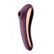 Бордовый вакуумный стимулятор с вибрацией Satisfyer Dual Kiss SO6115 фото