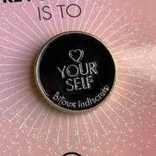 Bijoux Indiscrets Your Self Lapel Pin, Black