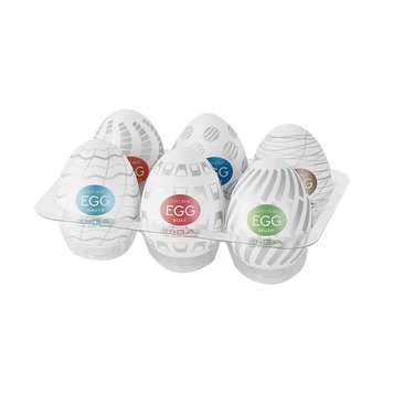 Набір мастурбаторів-яєць Tenga Egg New Standard Pack (6 яєць) SO5493 SafeYourLove