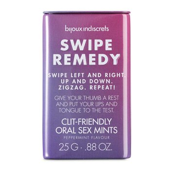 М'ятні цукерки Bijoux Indiscrets Swipe Remedy – clitherapy oral sex mints без цукру SO5911 SafeYourLove