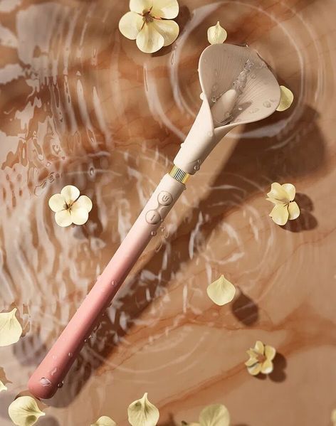 Розкішний вібромасажер Zalo &ndash; Calla Blossom, двосторонній, 2 мотори SX1280 SafeYourLove