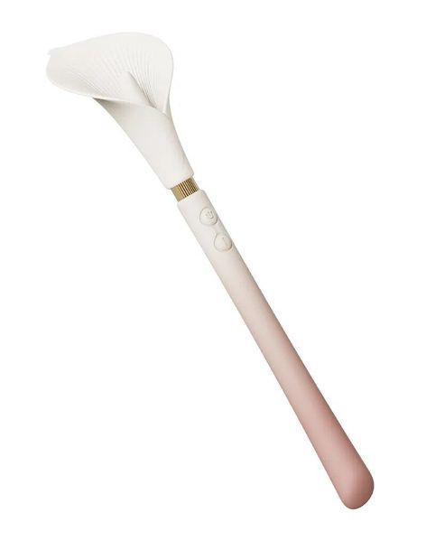 Розкішний вібромасажер Zalo &ndash; Calla Blossom, двосторонній, 2 мотори SX1280 SafeYourLove