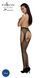 Rajstopy erotyczne-bodystocking Passion ECO S003, z doszyciem imitującym podwiązki, kolor Black