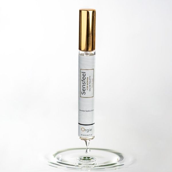 Women's perfume with pheromones Orgie &ndash; Sensfeel for Woman Travel Size (10 ml), floral and fruity aroma