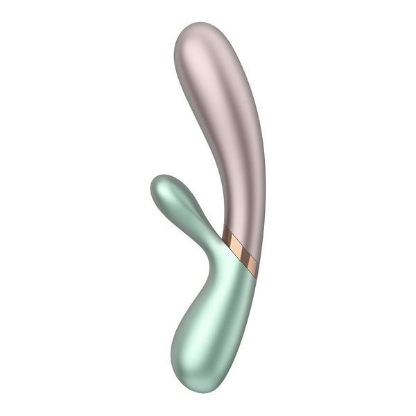 Зеленый смарт вибратор-кролик с подогревом Satisfyer Hot Lover SO5542 фото
