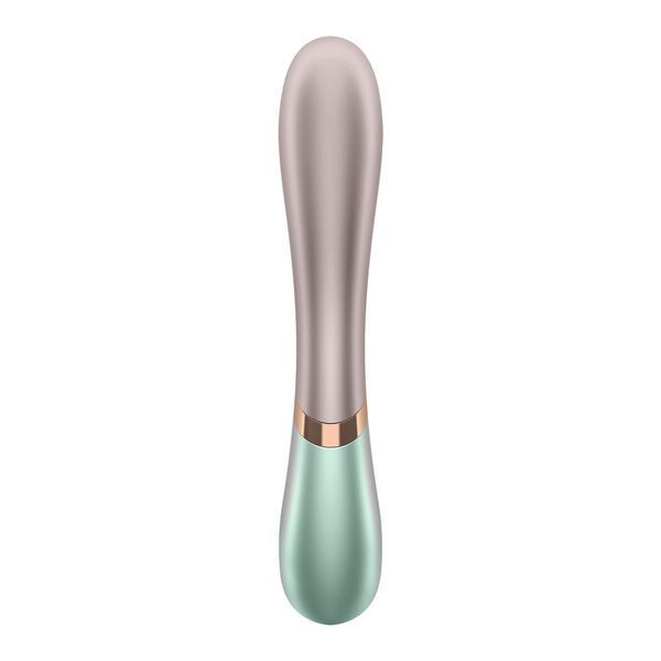 Зеленый смарт вибратор-кролик с подогревом Satisfyer Hot Lover SO5542 фото