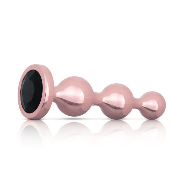 Набор анальных игрушек Rosy Gold - Metal Butt Plug Set 3 Pieces SX3070 фото