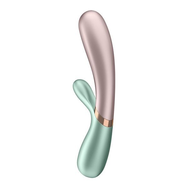 Зеленый смарт вибратор-кролик с подогревом Satisfyer Hot Lover SO5542 фото