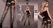 Black stockings with fancy patterns Ballerina's Secret 416 (20 den), L/XL