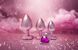 Anal plug pink Dream Toys Gleaming Love with a decorative stone in the shape of a heart, S