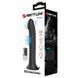 Pretty Love Murray realistic suction cup vibrator with pulsation, 19 x 3.8 cm, Black