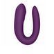 Fioletowy satisfyer Double Joy Smart Couples Wibrator z szerokim stymulatorem łechtaczki